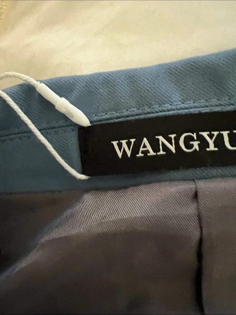 Wangyue Boys Dusty Blue Three-Piece Suit - Classic Formal Blazer & Vest